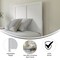 Flash Furniture Twin White Wooden 2 Panel Adjustable Headboard MG-9708THB-T-WHT-GG - alternate 2